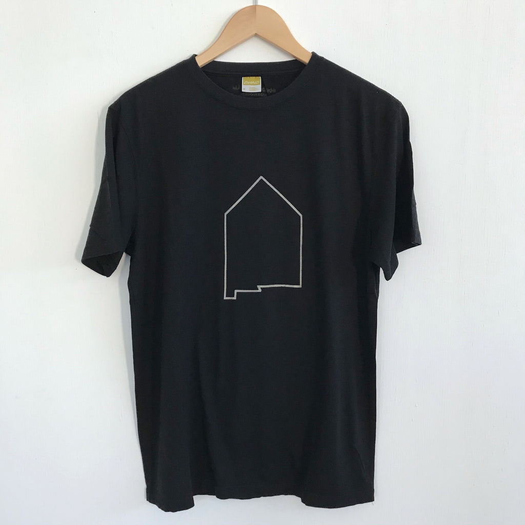 Men Tshirt Bamboo Cotton NM Home Black