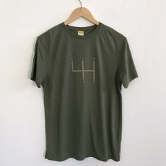 Men's Tshirt Stick Shift Olive Organic Bamboo & Cotton
